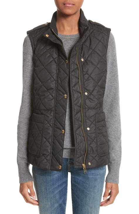 burberry quilted vest.